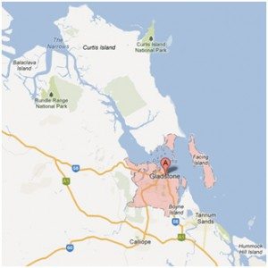 Map of Gladstone Queensland Map of Gladstone Queensland